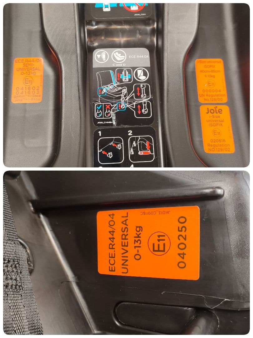 【美品】Joie チャイルドシートアイスナグ アイベース セット ISOFIX