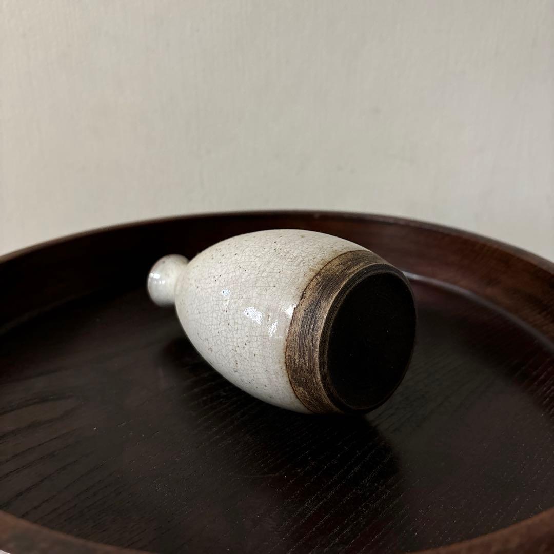 古い民芸陶器 古道具 アンティーク 古陶磁 古民芸 酒器 検:白洲正子 李朝
