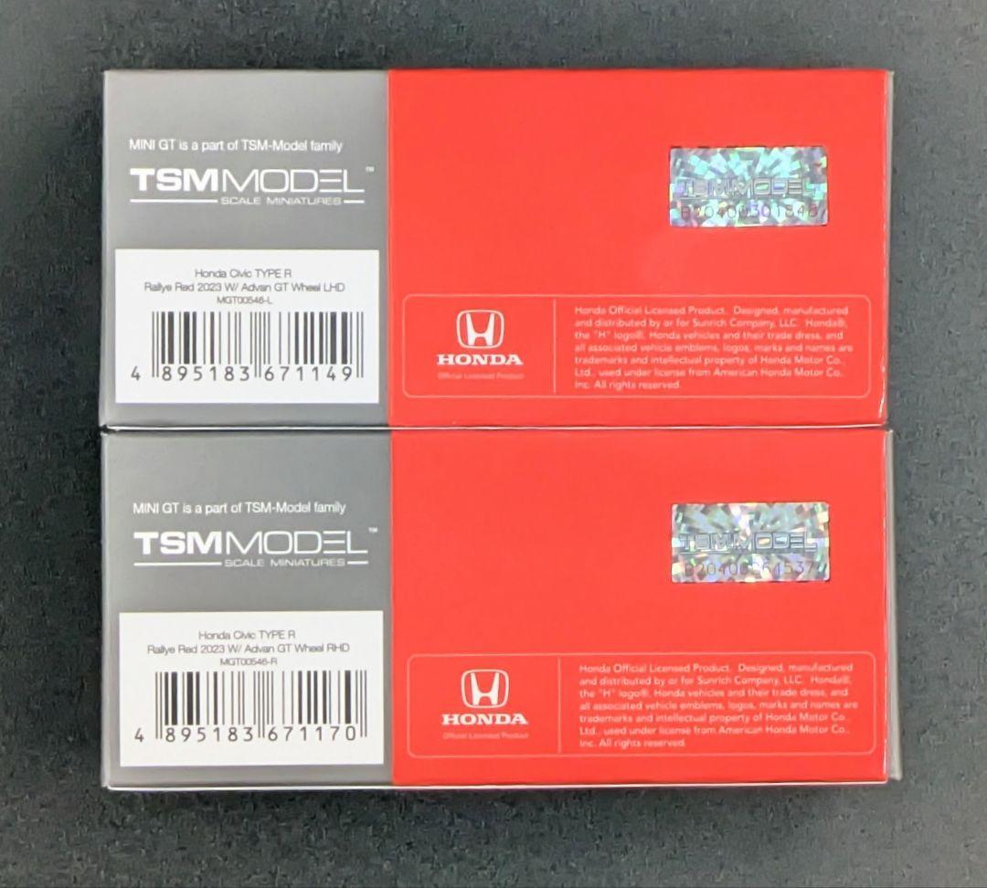 ミニカー MINI GT Honda Civic TYPE R Rallye Red