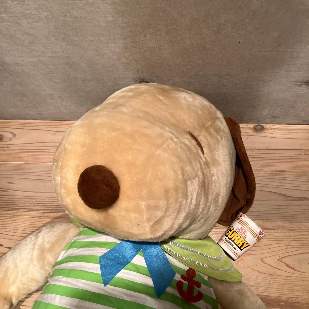 超巨大 約130cm スヌーピー ぬいぐるみ 水兵さん イカリ 希少 特大サイズ