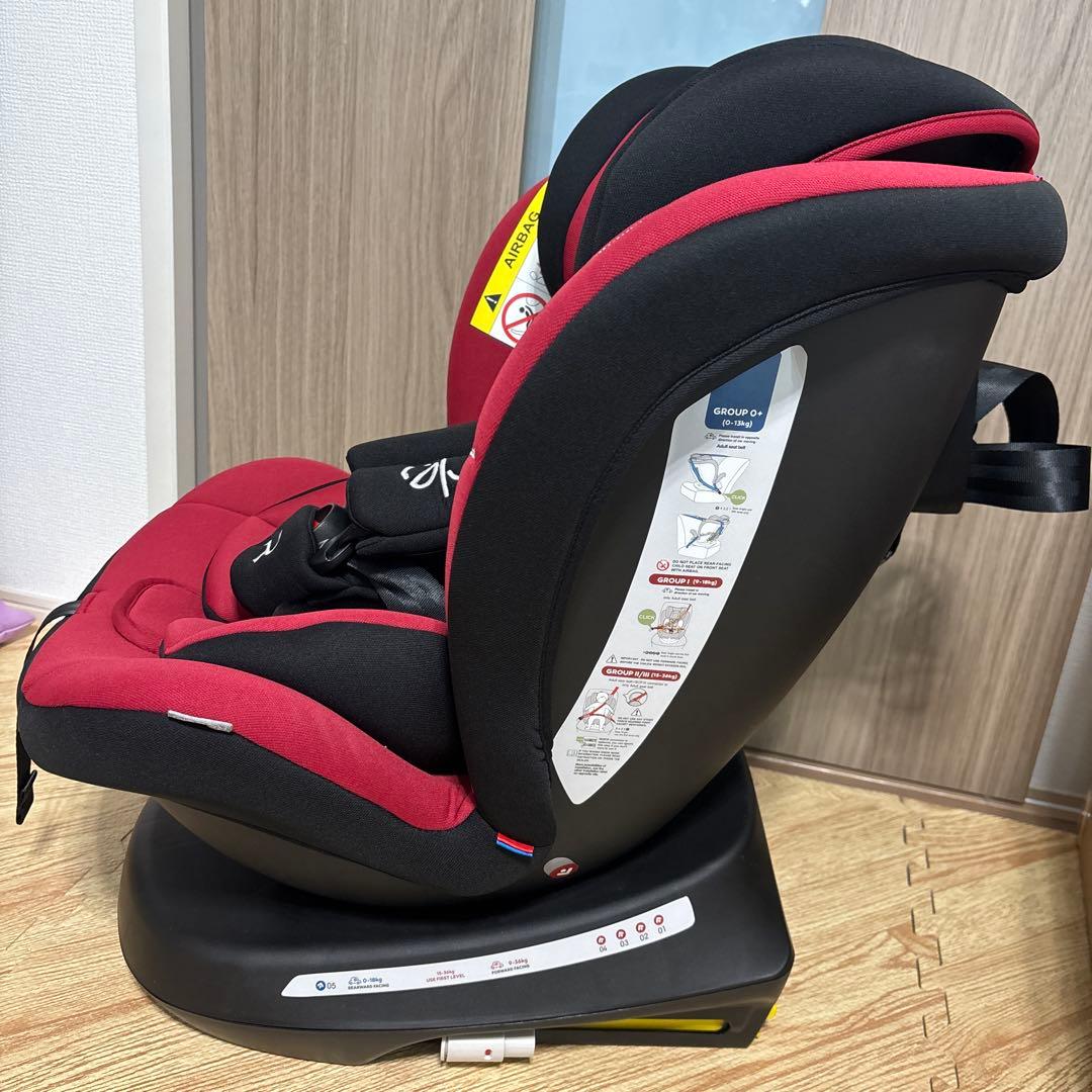 Reecle チャイルドシート 360度回転式新生児-12歳頃ISOFIX対応