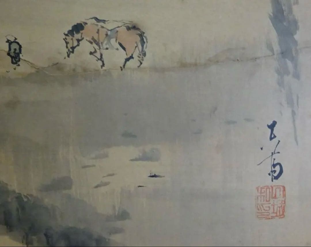 六つ折り屏風 古美術品 アンティーク＜25b18＞ - メルカリ