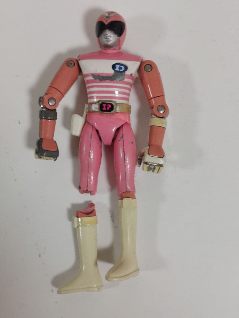 電子戦隊 デンジマン フィギュア GB-16 超合金　全5体　※ピンク右足折れ