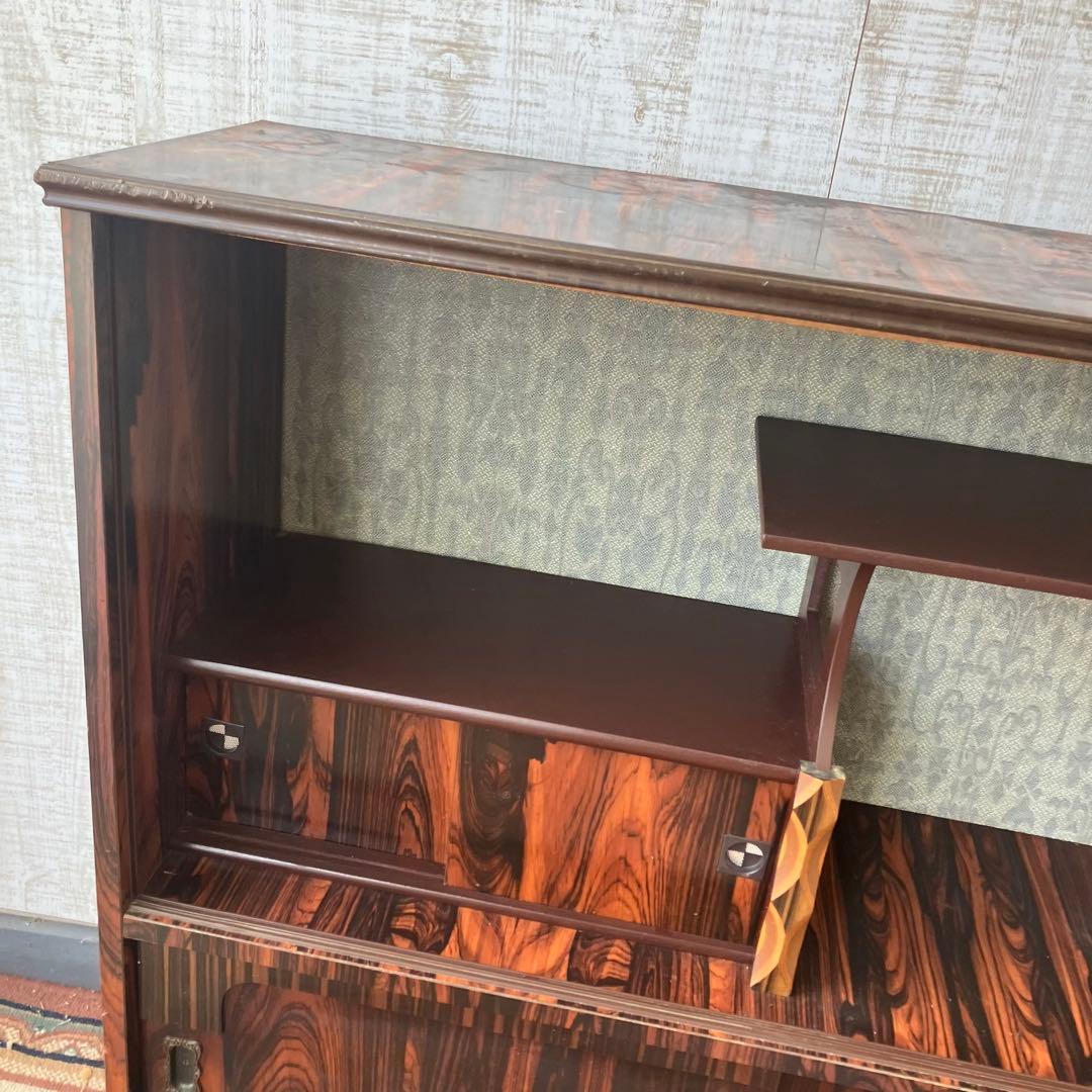 昭和レトロ ミッドセンチュリー 古家具 飾り棚 サイドボード
