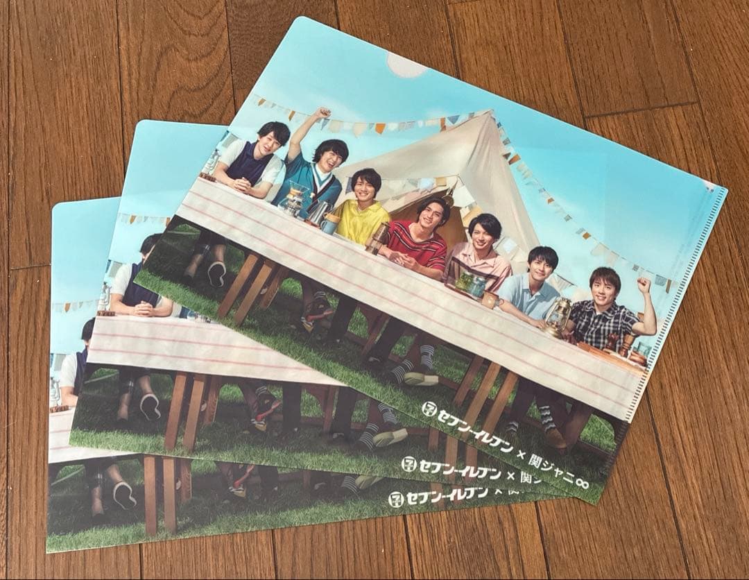 セブンイレブン×関ジャニ∞ クリアファイル SUPER EIGHT A4 3枚 - メルカリ