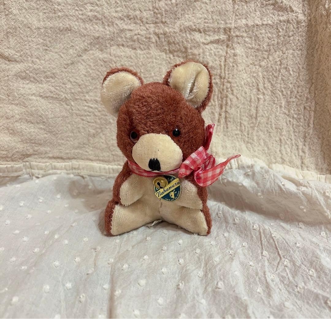 当時物昭和レトロぬいぐるみ人形レトロ古いくまぬいぐるみ昭和戦前