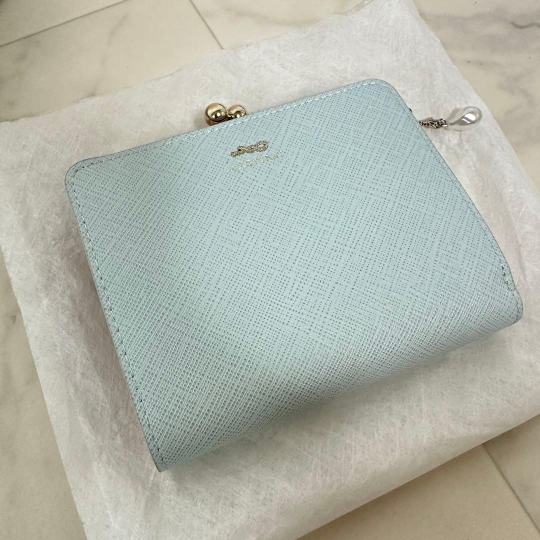 JILL STUART グローリア 口金折り 財布 ジル スチュアート ブルー