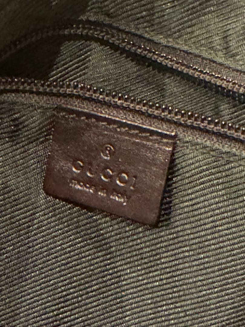 GUCCI ブラウン ショルダーバッグ