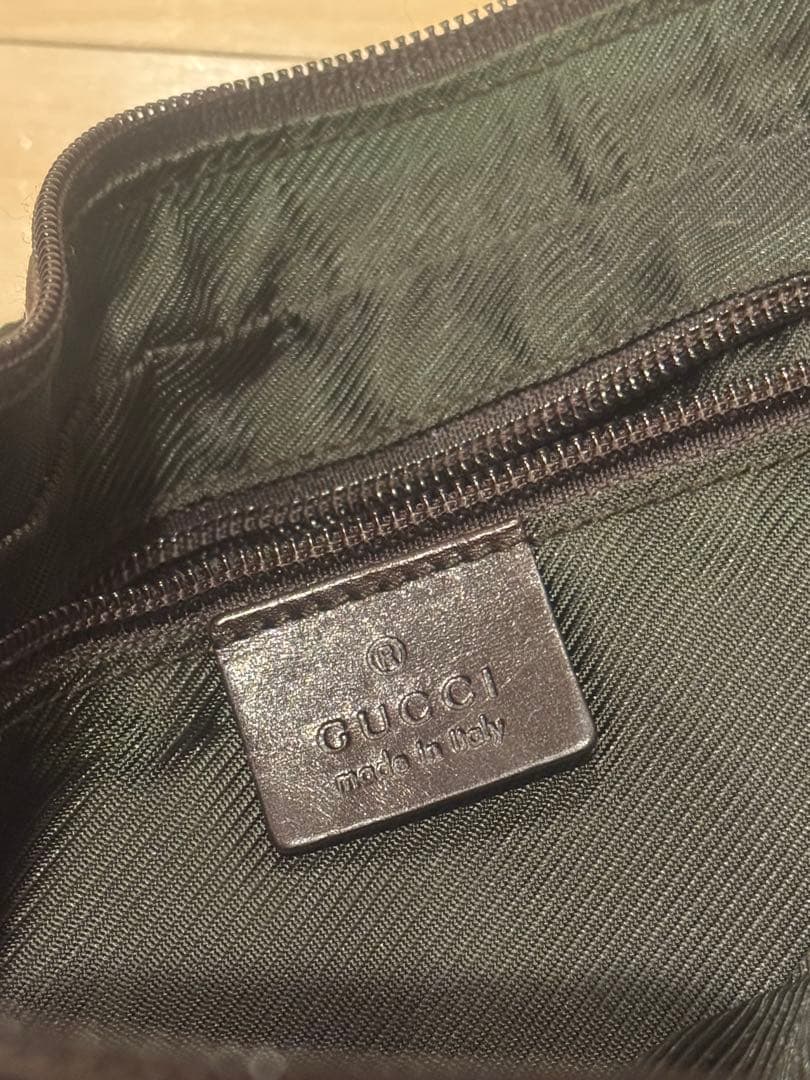GUCCI ブラウン ショルダーバッグ