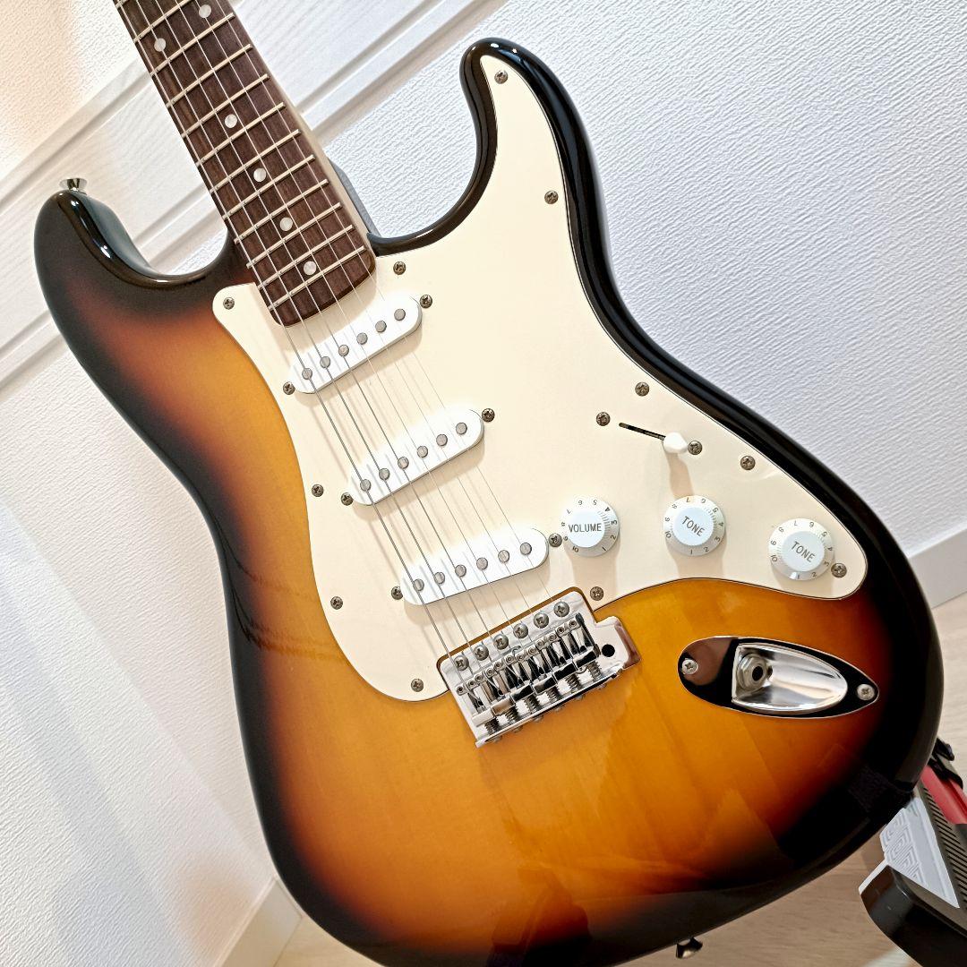Squier エレキギター ストラトキャスター サンバースト メンテ済