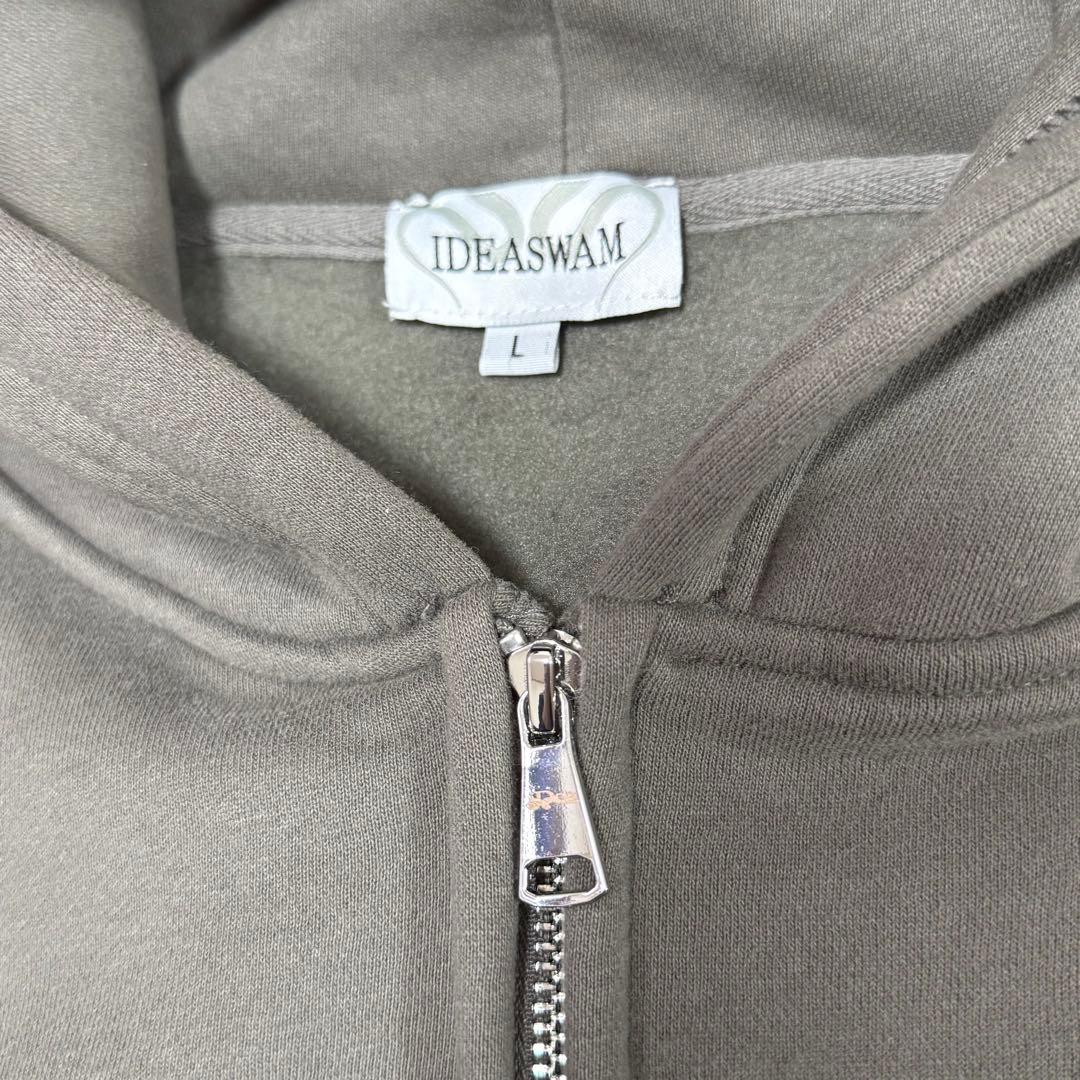 トップス IDEASWAM OUROBOROS ZIP HOODIE (Grey)