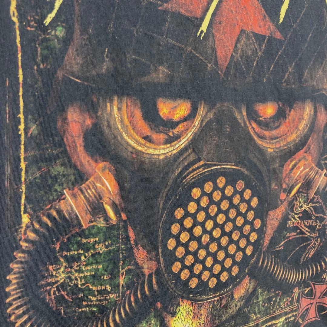 SLAYERスレイヤーバンT バンドTシャツ大判プリントヘインズ