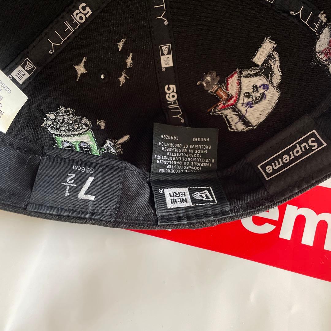 Supreme ブラック ベースボールキャップ 7. 1/2=59.6cm - メルカリ