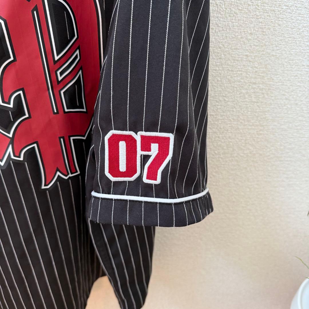 ベビモン BABYMONSTER ベースボールシャツ Lサイズ 黒 ブラック