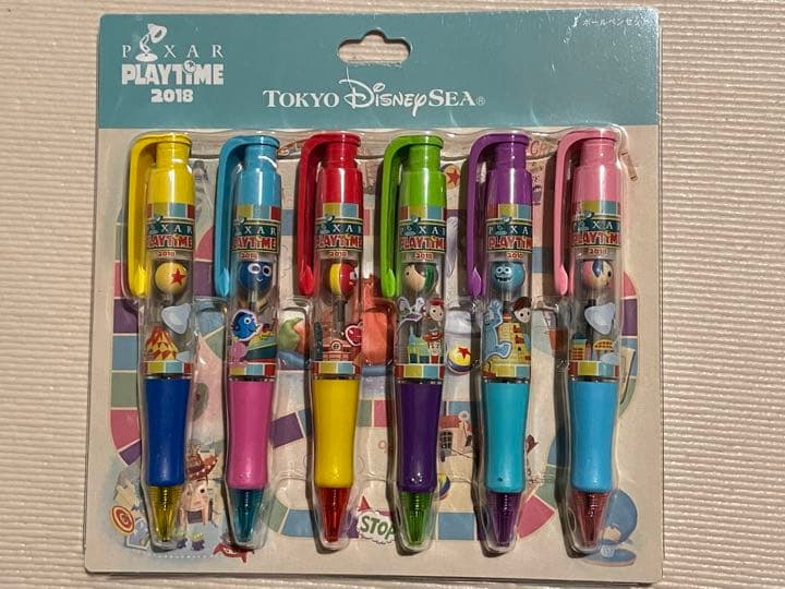 ディズニーシー ピクサー プレイタイム 2018 ボールペンセット レア
