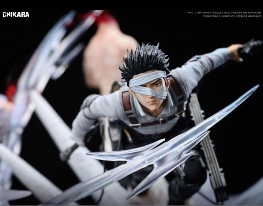 進撃の巨人 調査兵団 兵長 リヴァイ ガレージキット フィギュア 塗装済み