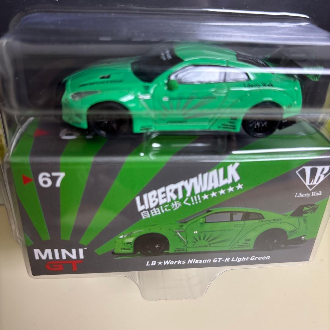 MINI GT LB☆Works Nissan GT-R ライトグリーン