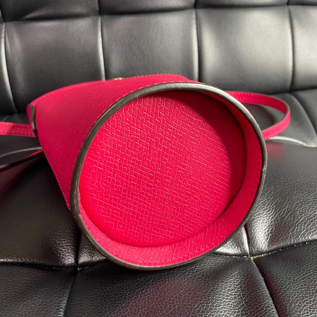 A10美品✨ロンシャン エピュレ 2WAY ショルダーバッグ レザー ピンク系