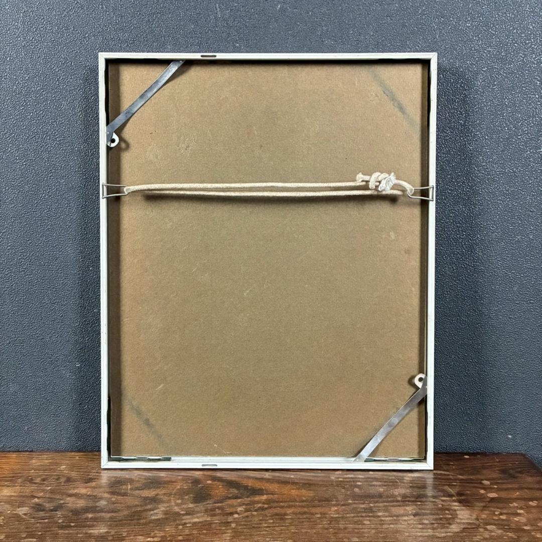 篠田桃紅「月読み」リトグラフ 直筆サイン入り 額縁入り 墨描抽象画家 現代アート