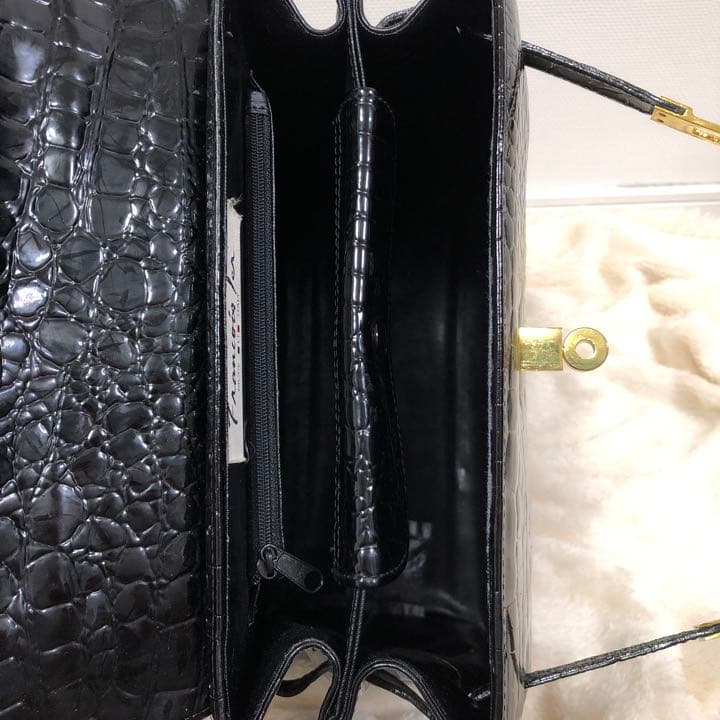 美品】Valentino Marudini/クロコダイル型押/ハンドバッグ - メルカリ