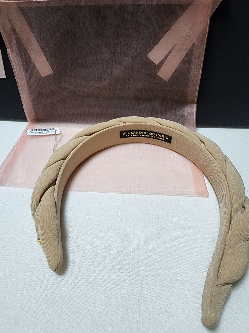 ALEXANDRE DE PARISカチューシャ TIMLESS SATIN