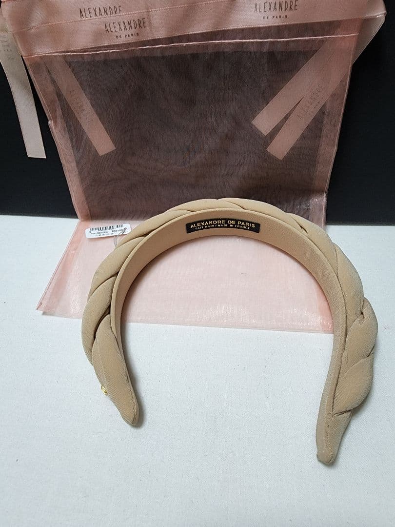 ALEXANDRE DE PARISカチューシャ TIMLESS SATIN