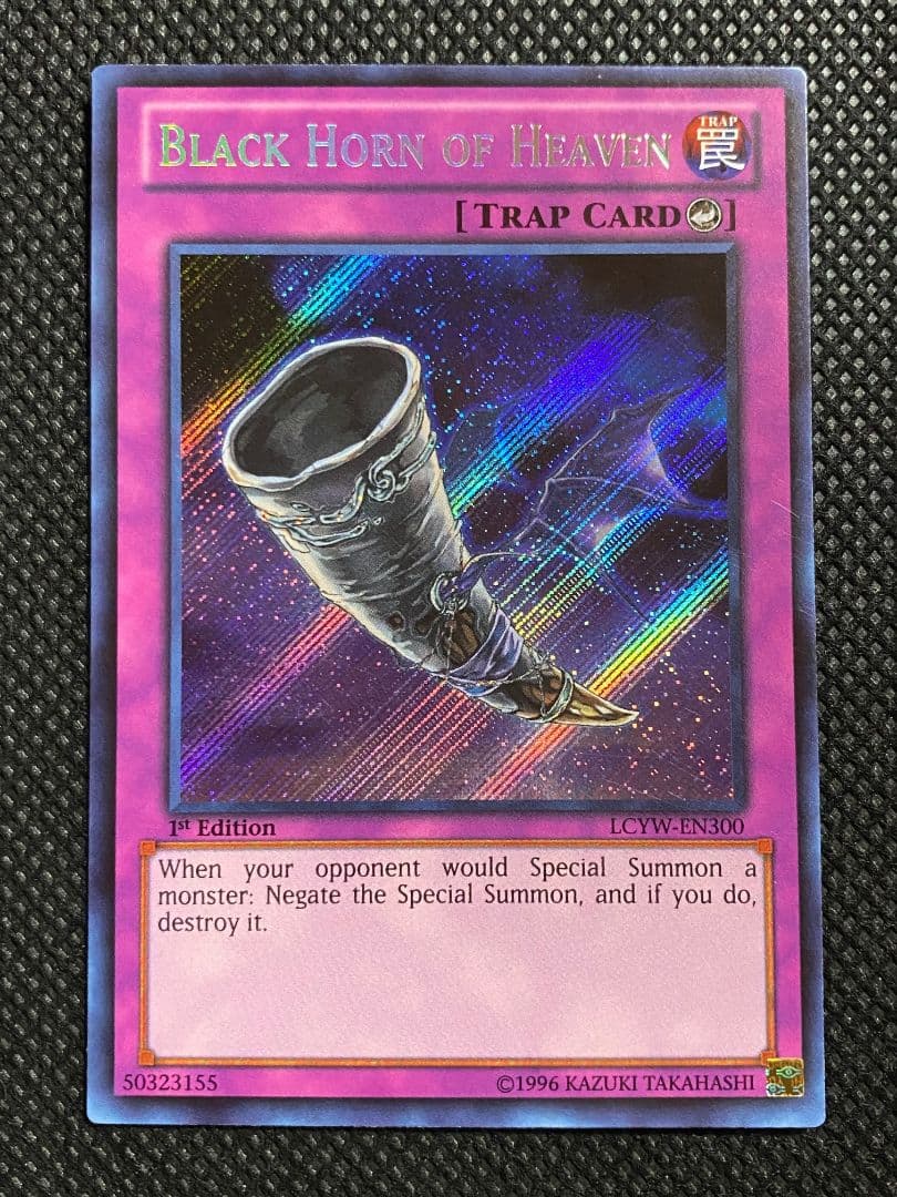 遊戯王 昇天の黒角笛 1st 英語版 シークレットレア LCYW-EN300 - メルカリ