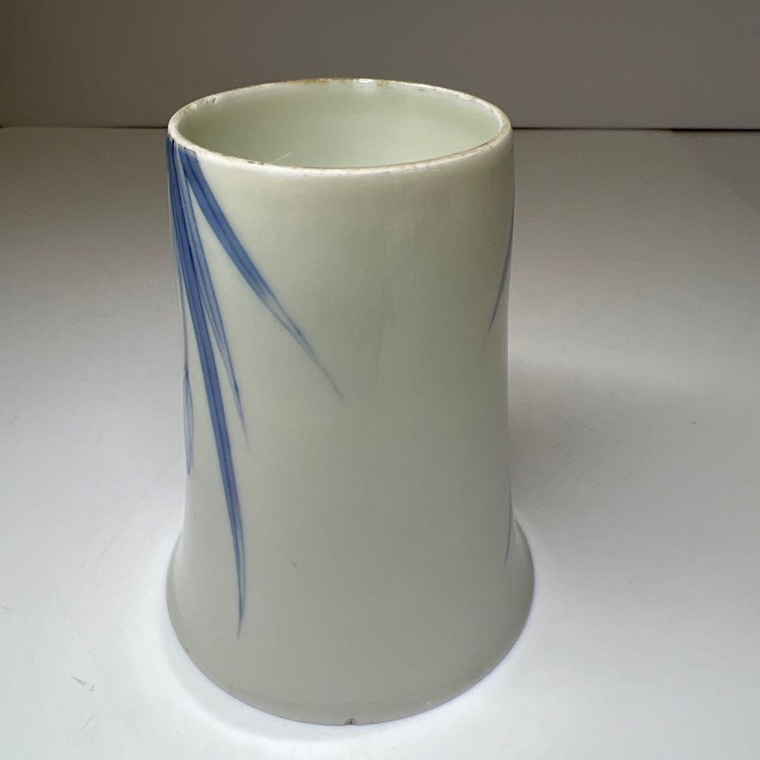 江戸中期　古鍋島染付碗　木箱付　高さ8.7㎝　東Y7-1104☆2Fタルニ