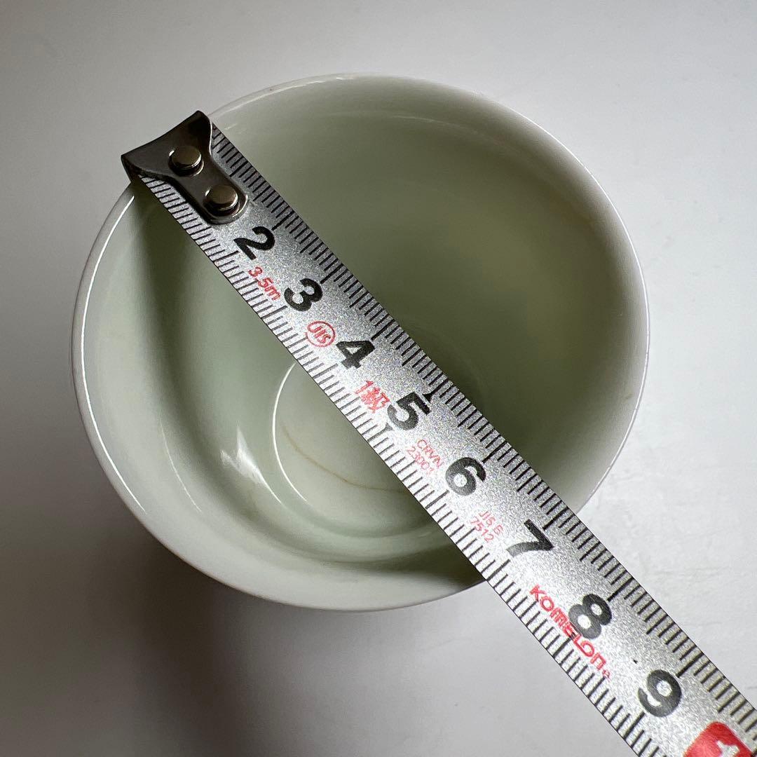 江戸中期　古鍋島染付碗　木箱付　高さ8.7㎝　東Y7-1104☆2Fタルニ