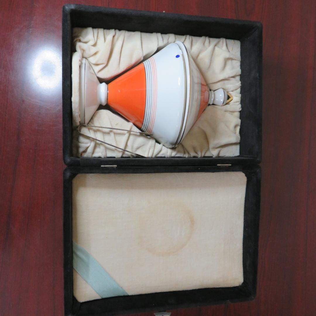 名古屋製陶所 大冠マーク NS シュクリエ 砂糖入れ 共箱 トング付き