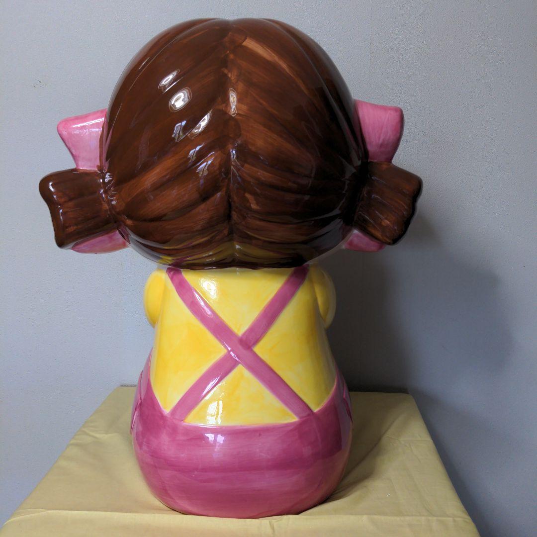 不二家　ジャンボペコちゃん人形　陶器製　非売品