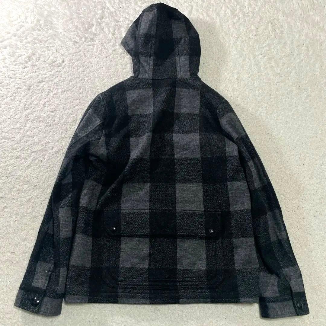 美品　ビームスプラス　フード付きハンティングジャケット　マッキーノジャケット　M