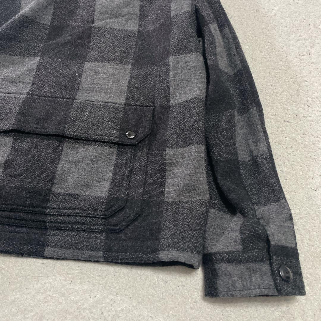 美品　ビームスプラス　フード付きハンティングジャケット　マッキーノジャケット　M