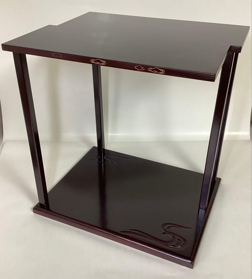 山雲棚 組立式 紙箱入 茶道具 古物品 茶道具 お棚 山雲棚 鵬雲斎好写し 小川湖舟作 組立式 炉・風炉用 保護