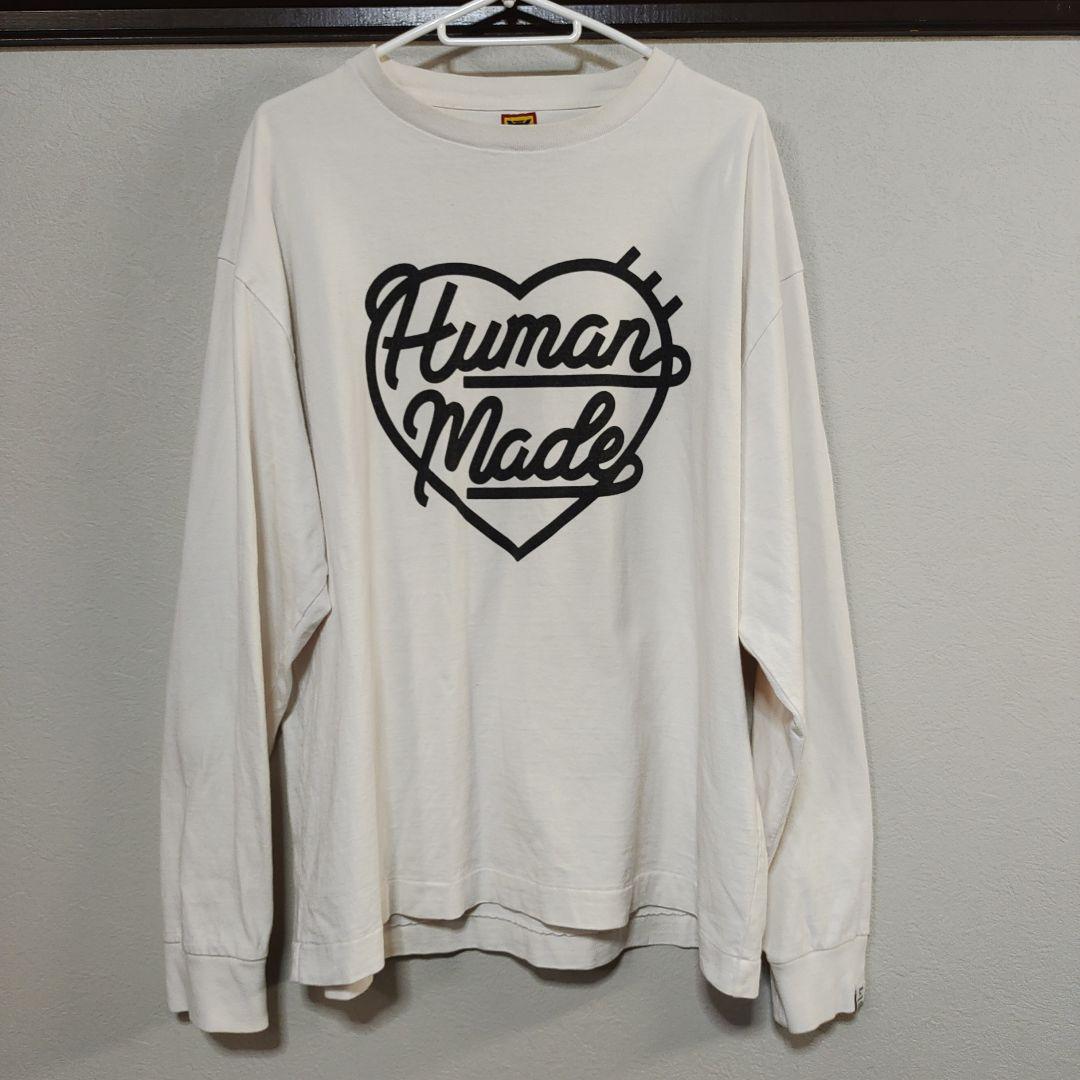 HUMANMADE ロングtシャツホワイトXL