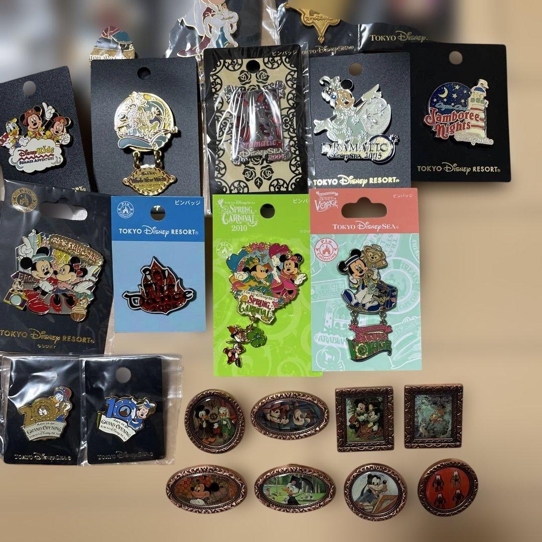 東京ディズニーシー　ピンバッジ　セット