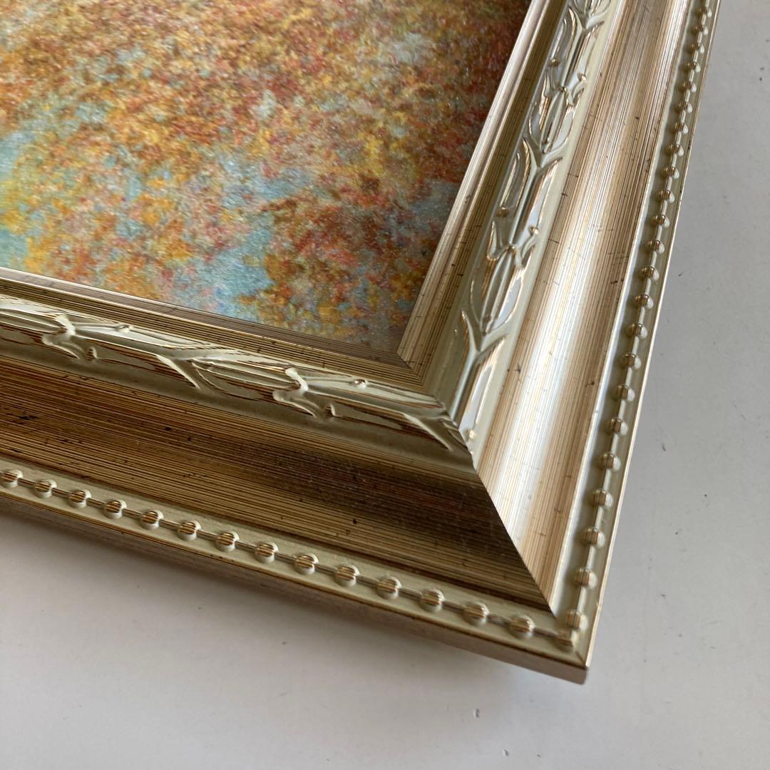 クロード・モネ「秋のアルジャントゥイユ」複製画　額入り世界名画　印象派　風景画