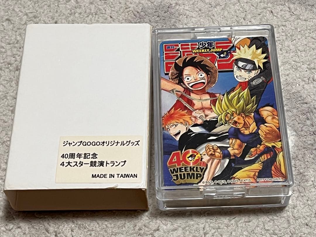 ジャンプ 40周年記念 4大スター競演トランプ 週刊少年ジャンプ 40周年記念4