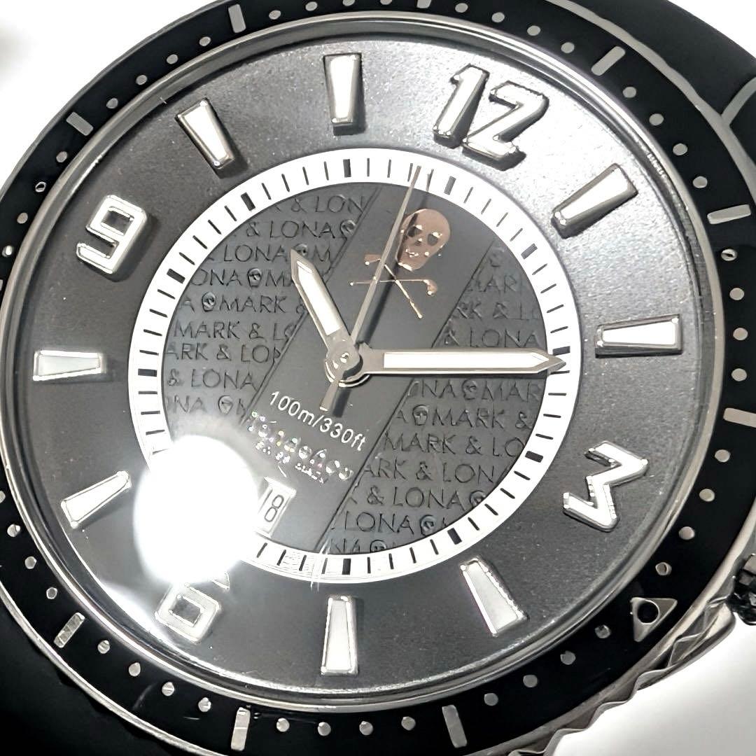 テンデンス マーク&ロナ コラボ MLTG152003 ドクロ 黒 シルバー