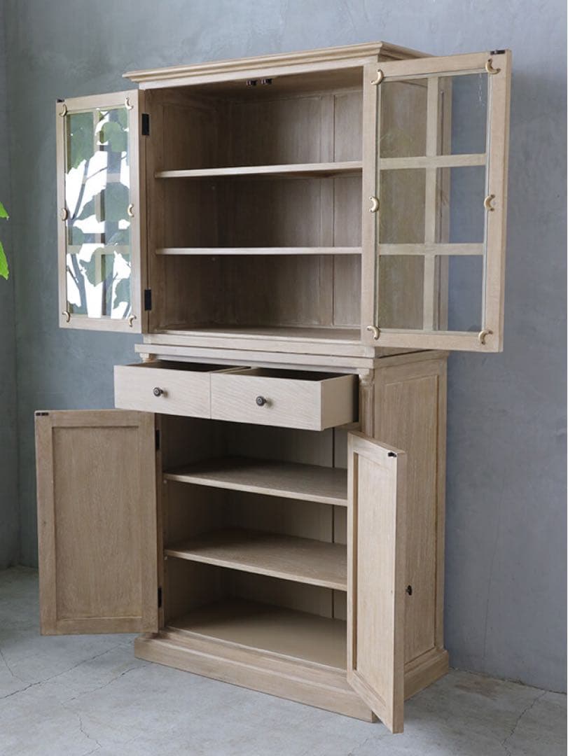 極美品◾️サラグレース◾️ Sophieハイキャビネット 食器棚