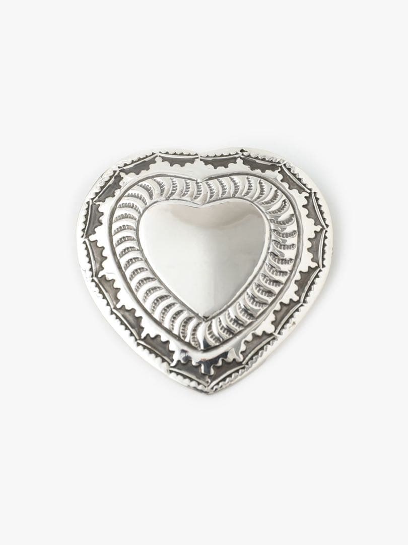 harpo Silver Heart Brooch ロンハーマン