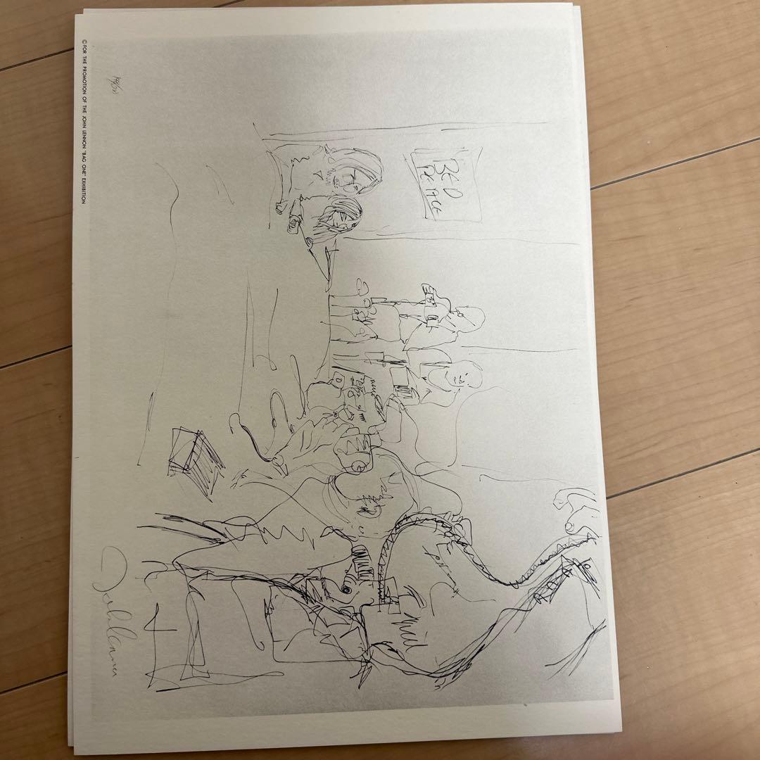 ジョンレノン／Bag One／リトグラフ／掛け時計 - メルカリ