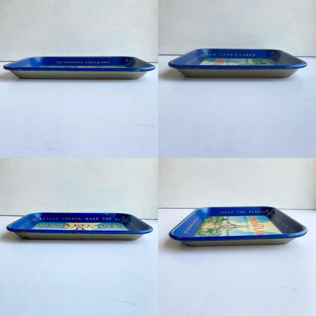 レア ブリキトレイ ヴィンテージ ランド O レイク1950年代 USA