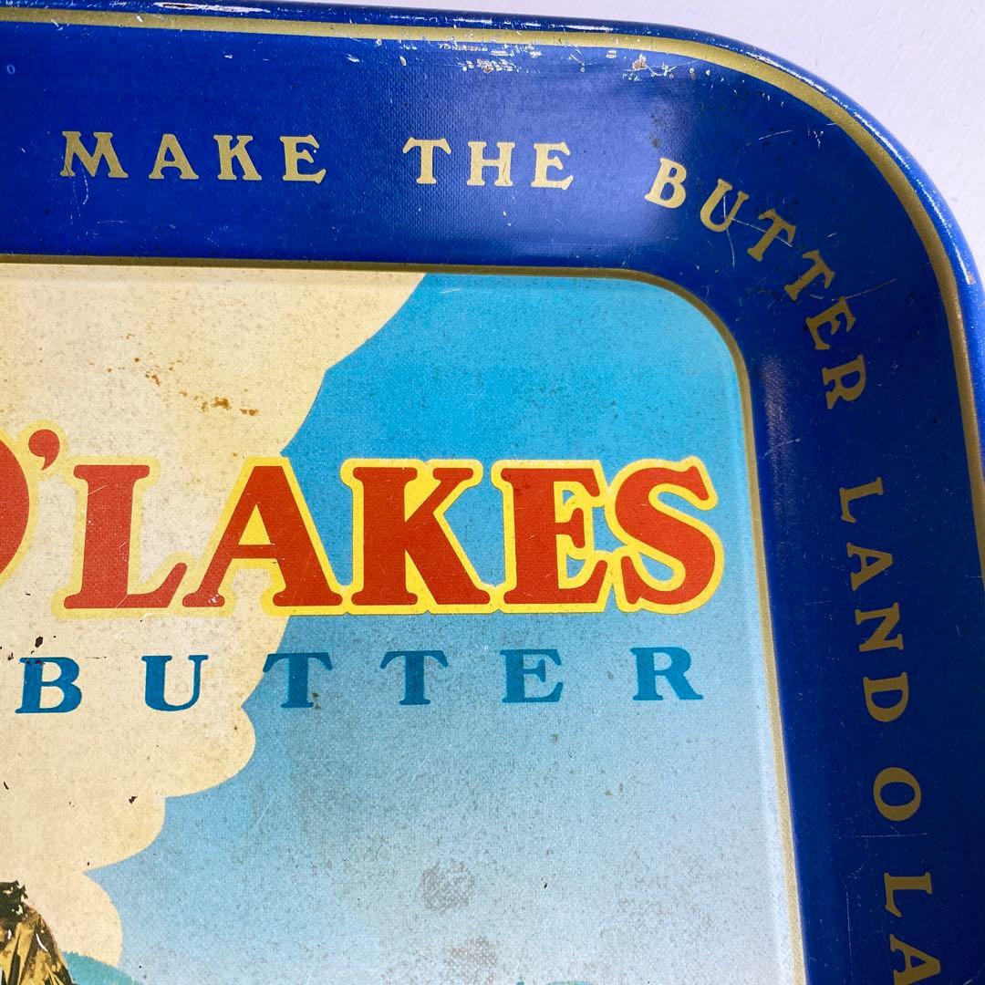 レア ブリキトレイ ヴィンテージ ランド O レイク1950年代 USA