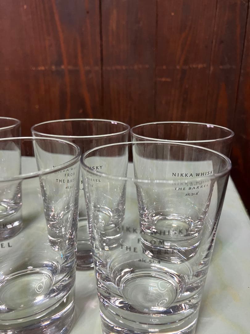 希少品】ニッカウィスキーフロムザバレル グラス6点セット 箱付き