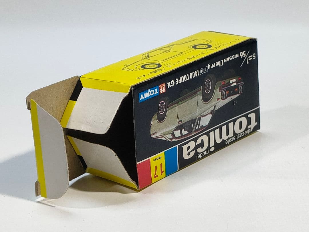 黒箱トミカ 17　日産チェリーFⅡ 1400クーペGX　美品　日本製　デッド