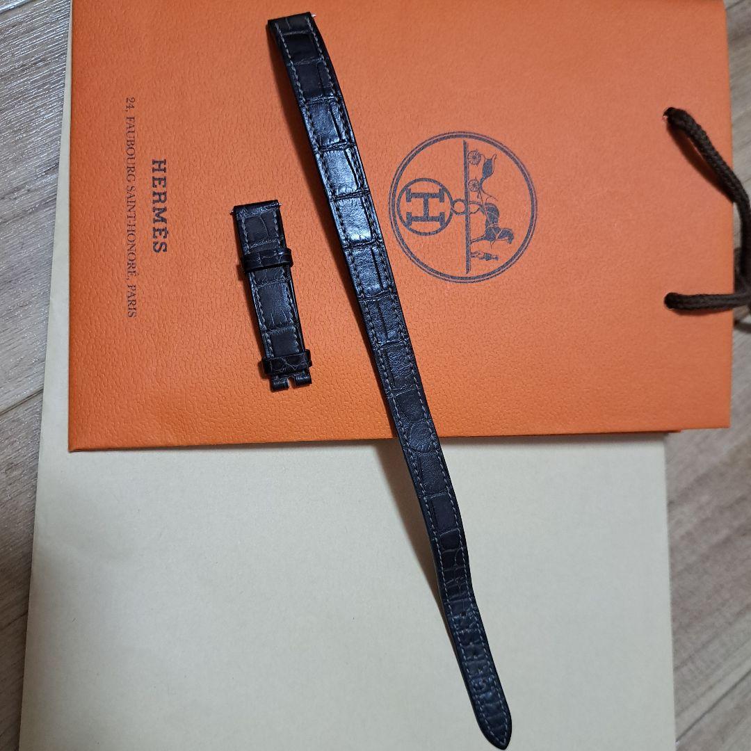 HERMES レザーベルト ブラック ブラウン ケープコッド　pm３１用 HERMES エルメス ケープコッド ベルト サイズ90 シルバー ブラック