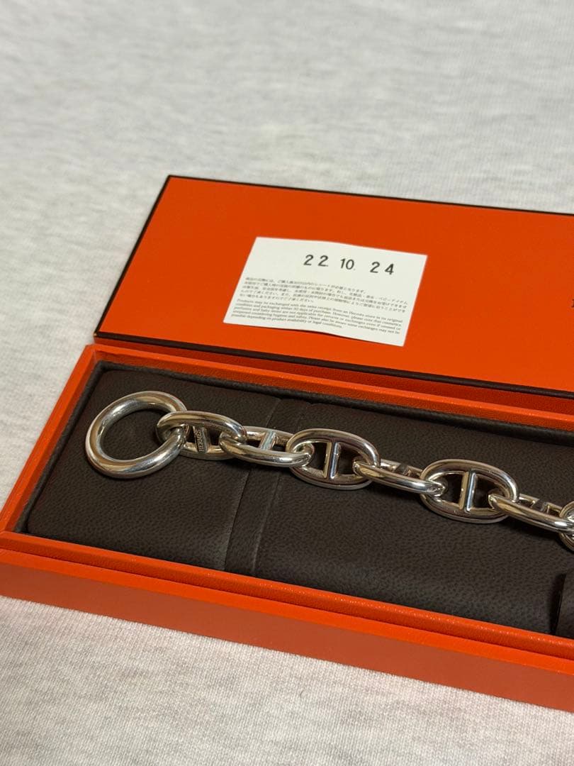 HERMES / エルメス シェーヌダンクル TGM12コマブレスレット