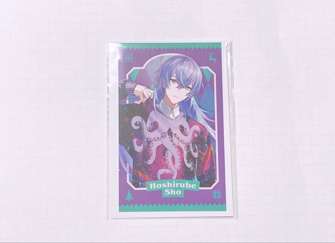 星導ショウ チェキ風カード KDセーター特典 Christmas Wear～KD