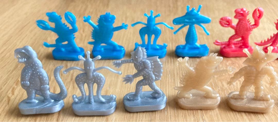 コリス フエラムネ おまけ おとこの子用 食玩 ペラ怪獣 台座怪獣 怪獣